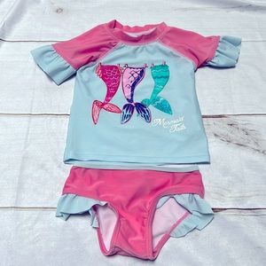 Baby or toddler girl bathing suit